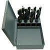 Drill America 9/16-1"x16ths 8Pc. HSS Contractor Grade Reduce Shank Drill Bit Set KFD3F1008-SET